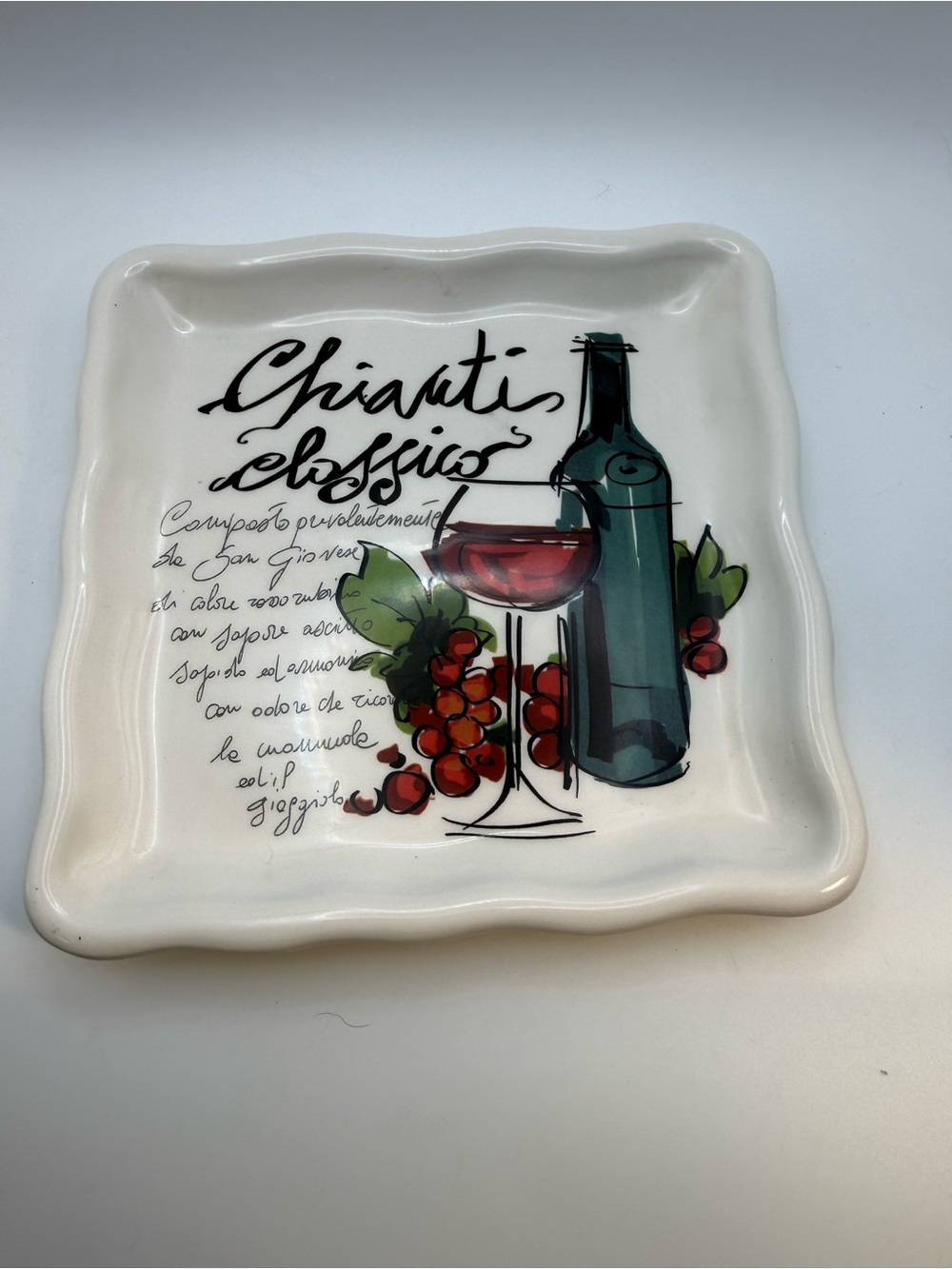 Effetti d’arte Chianti Classico & Brunello Montalcino Cheese Plate Made in Italy